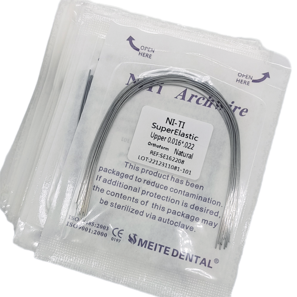 Dental Orthodontic Super Elastic Niti Nature Form Rectangular Arch Wires