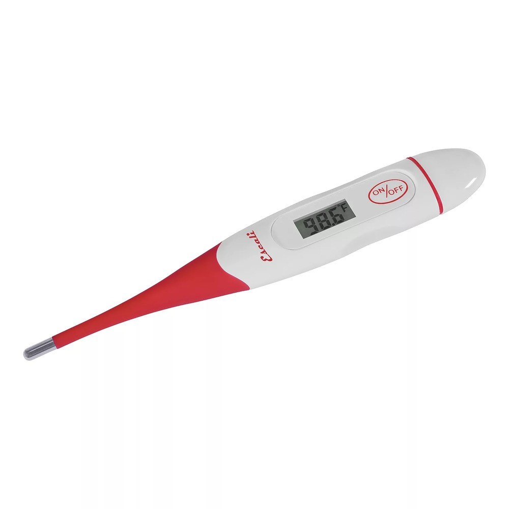 Escali Digital Body Temperature Thermometer w SoftFlex Probe Includes Battery