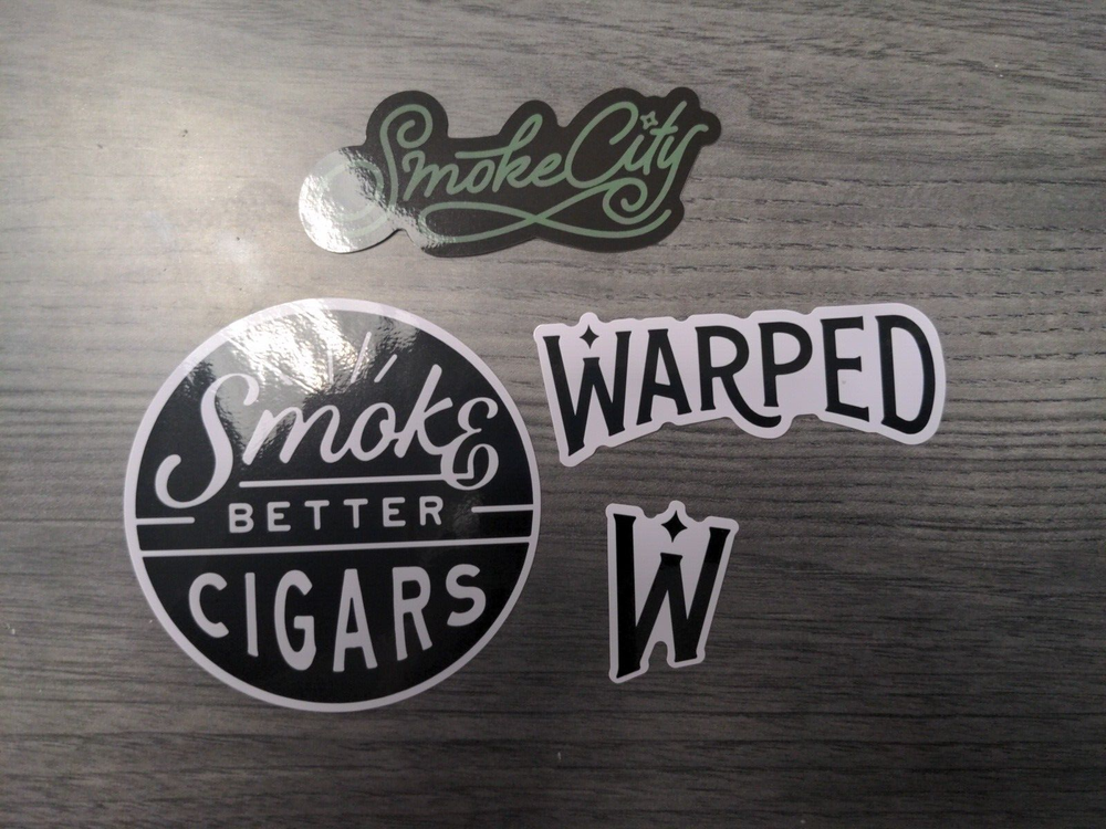Warped Smoke Better Cigars Stickers