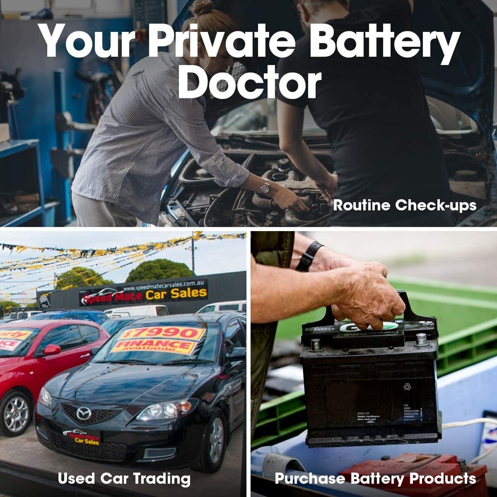 BT100: TOPDON 12V Battery Tester & Analyzer