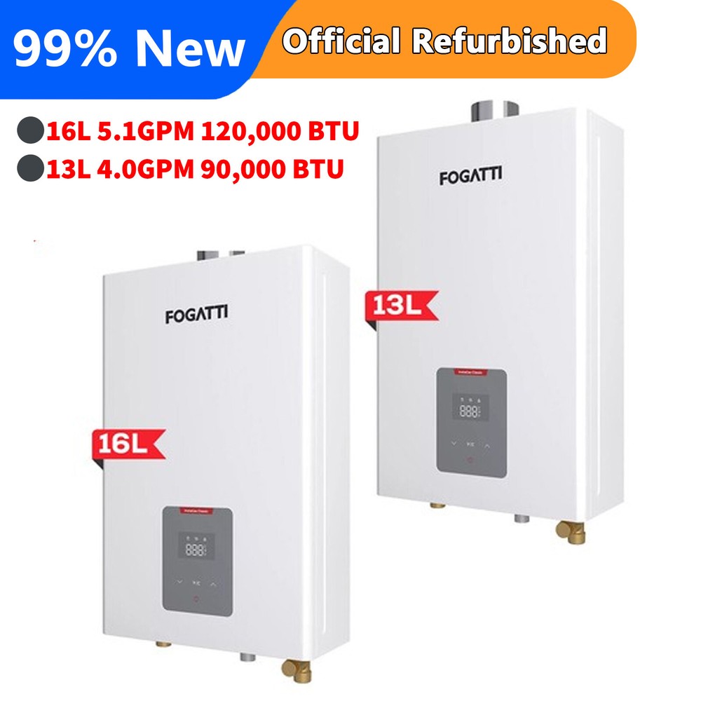 【99% NEW】4.0/5.1GPM Instant Tankless Water Heater Natural Gas/Propane Indoor LED