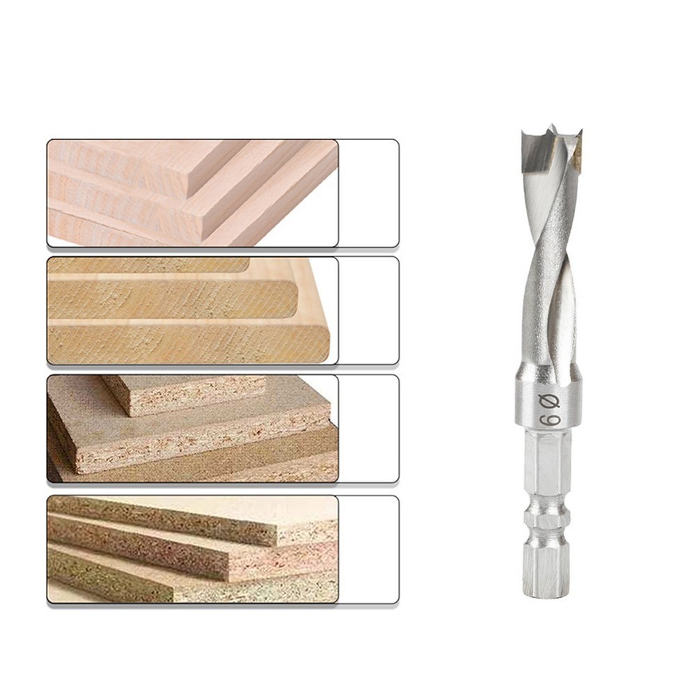 Hexagonal Handle Drill Bit for Woodworking for Drilling and Construction