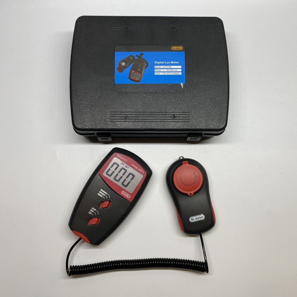 Dr. Meter Digital Lux Meter w/ Case