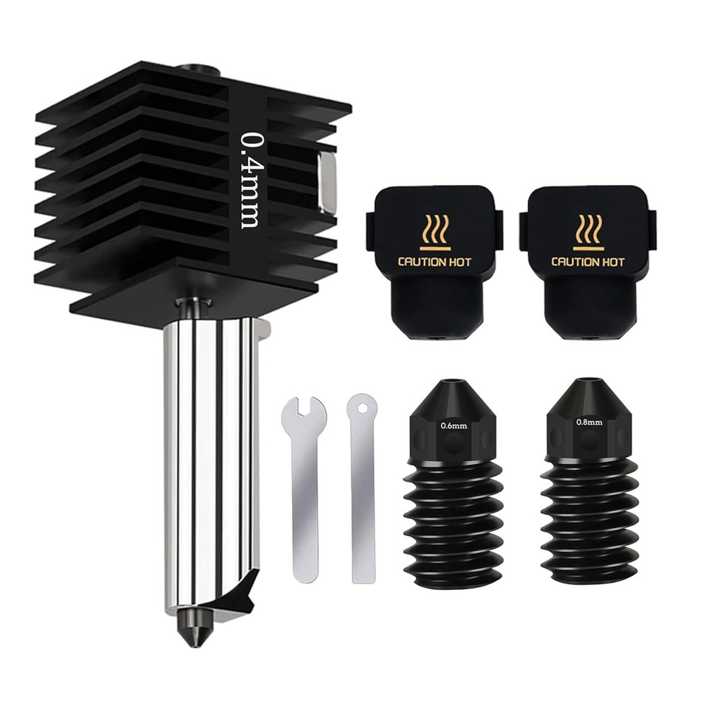 Versatile Hotend Upgrade Kit for Bambu Lab A1 Mini – 3 Nozzle Sizes Available