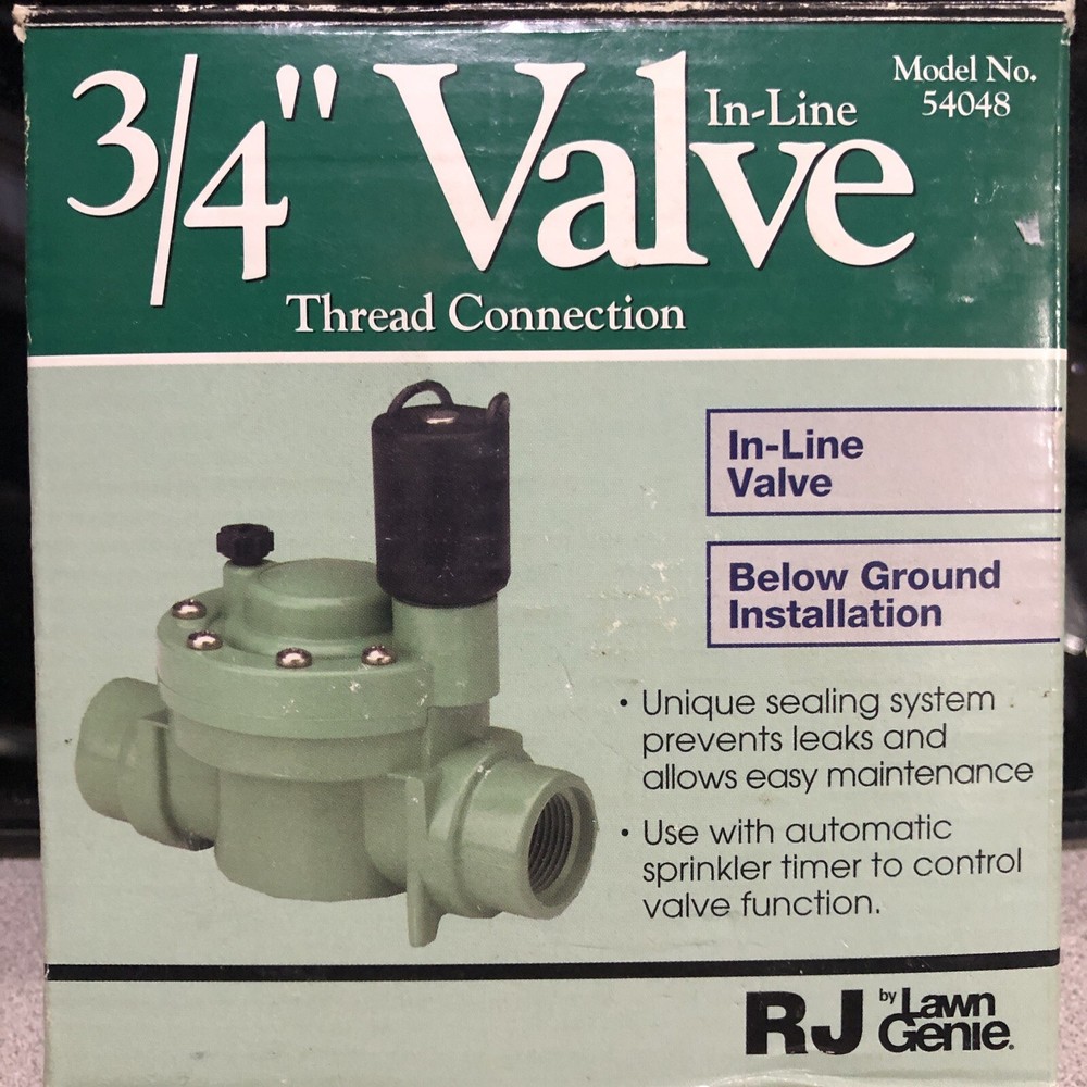 Lawn Genie In-Line Solenoid Valve 3/4” in. 150 psi 54048