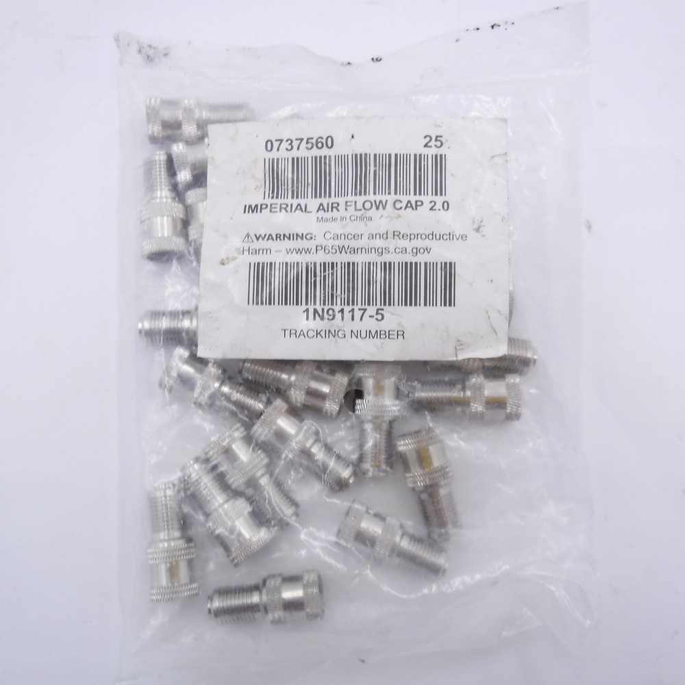 25 Pack Imperial Airflow Cap 2.0 .897" Length