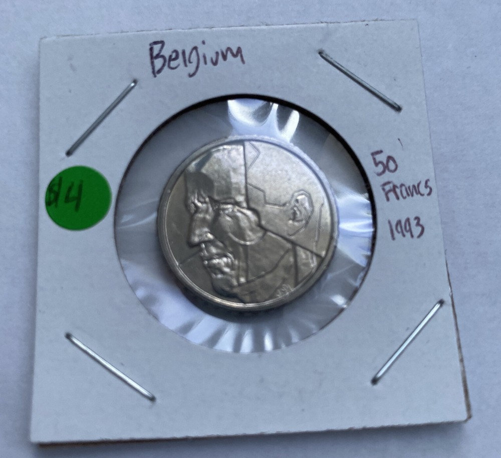 1993 Belgium 50 Francs Coin B13