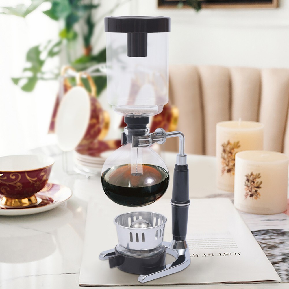 Japanese Style Siphon Coffee Maker - Elegant Glass Brewing Pot