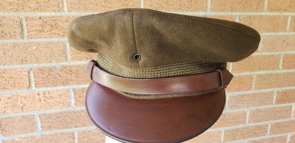 WW2 WWII Army Ike Jacket Sz 38R Nice Jacket Plus Hat Cap Visor