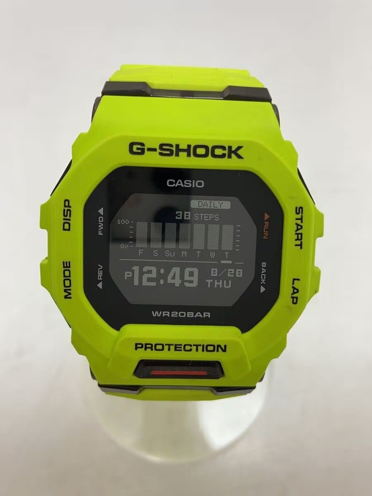 CASIO quartz watch G SHOCK digital rubber BEG GRN