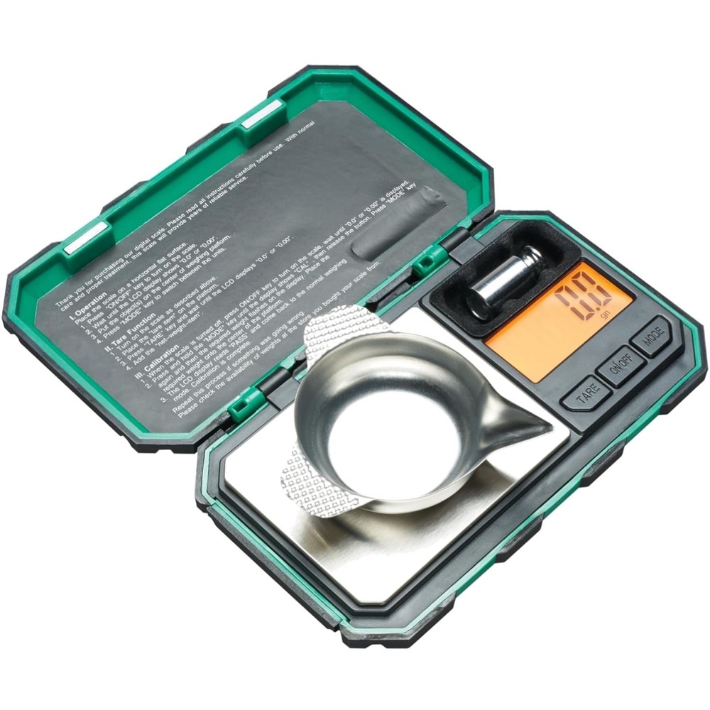 1500 Grain Pocket Scale_, Green