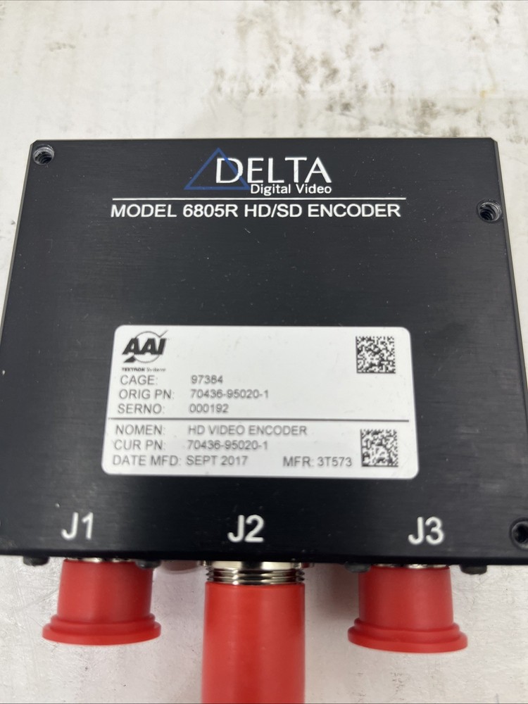 DELTA DIGITAL VIDEO ENCODER, 6805R H.264 HD/SD COMPACT / RUGGED, SMALL AIRCRAFT