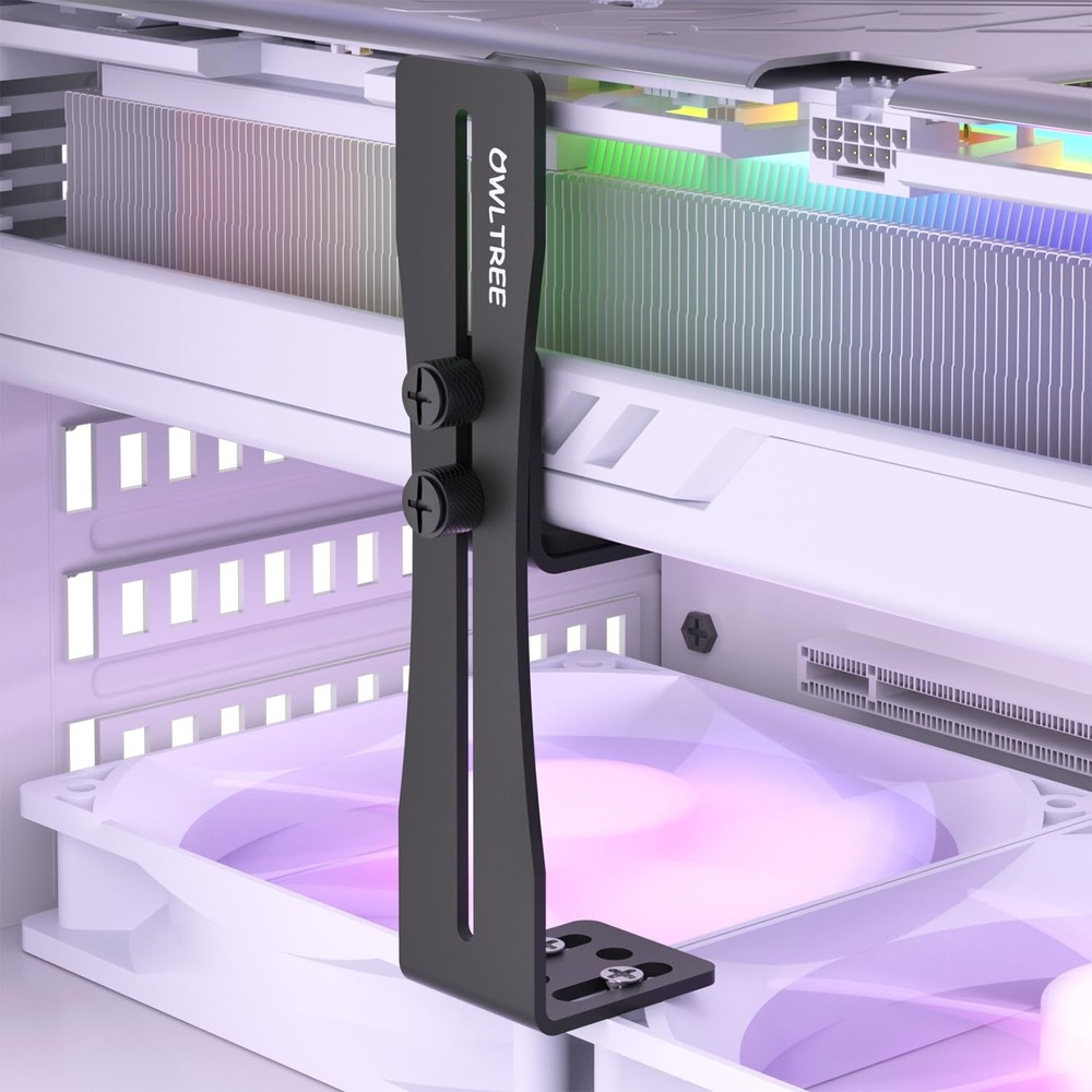 GPU Support Bracket Graphics Card Stand Holder GPU Sag Bracket Supprt Fans 12...