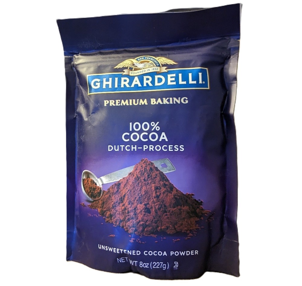 Ghirardelli Premium Baking Unsweetened 100% Cocoa Powder 8oz Dutch Process