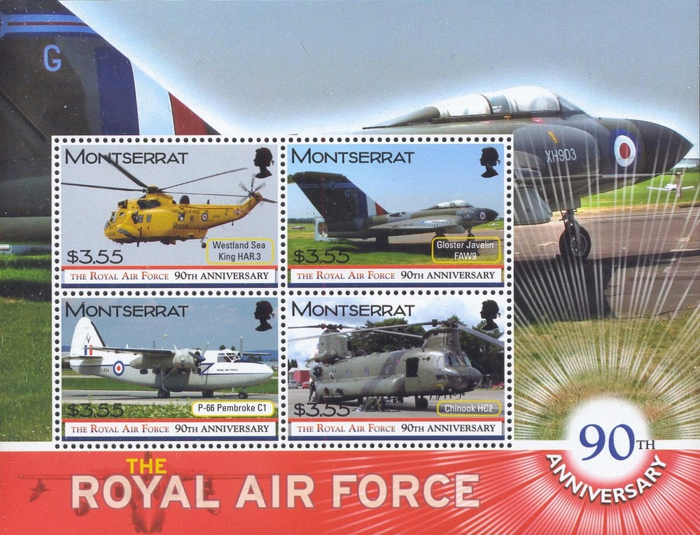 Montserrat Scott #'s 1205 - 1206 MNH
