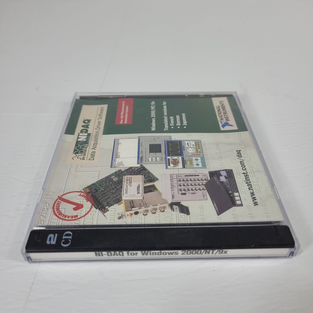 NI-DAQ Data Acquisition Driver Software Disks 1 and 2 for Windows 2000/NT/9x