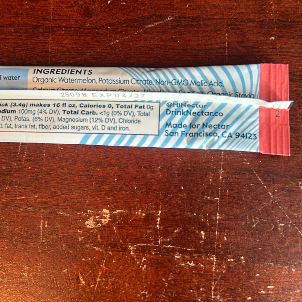 Nectar Hydration Essential Daily Hydration Watermelon Flavor