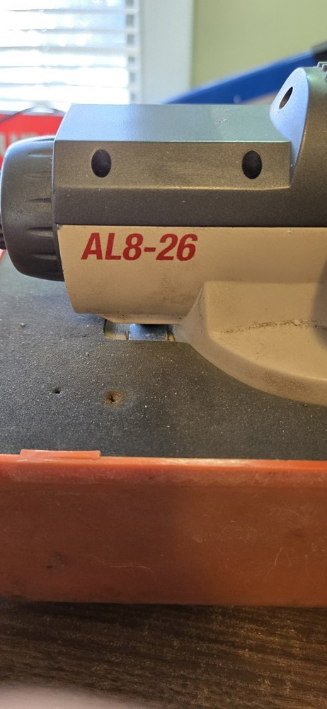 DAVID WHITE AL8-26 SURVEYING TOOL Power Automatic Optical Transit Level in Case