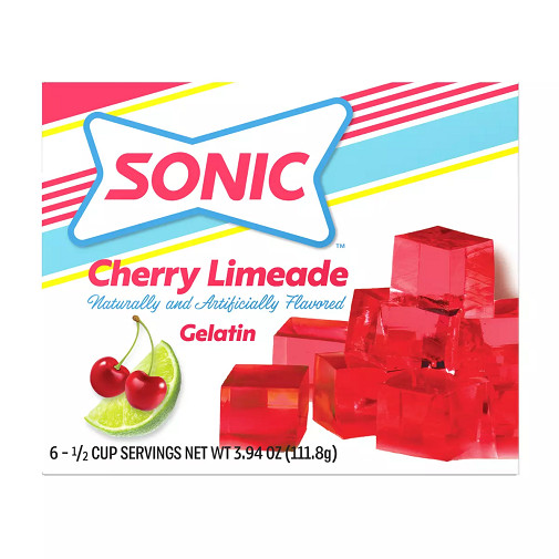 Sonic Gelatin Dessert Mix Cherry Limeade