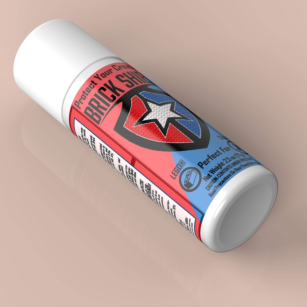 BrickShield Plastic Adhesive Spray Glue - Temporary 2.5oz, Clear