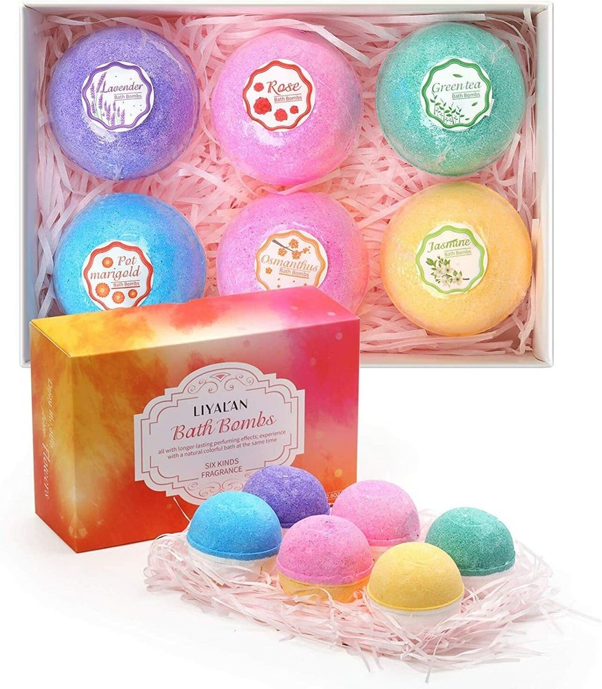 Bath Bombs, Natural Relaxing Moisturize Gifts Sets Bubble