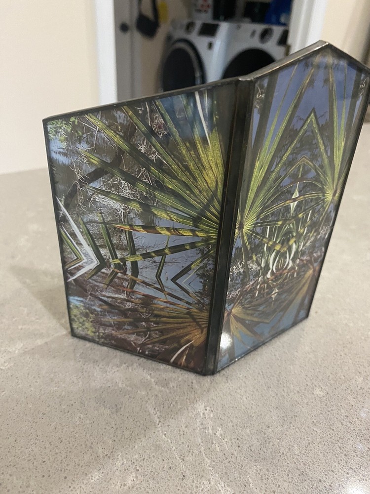 Stained Glass Candle Holder