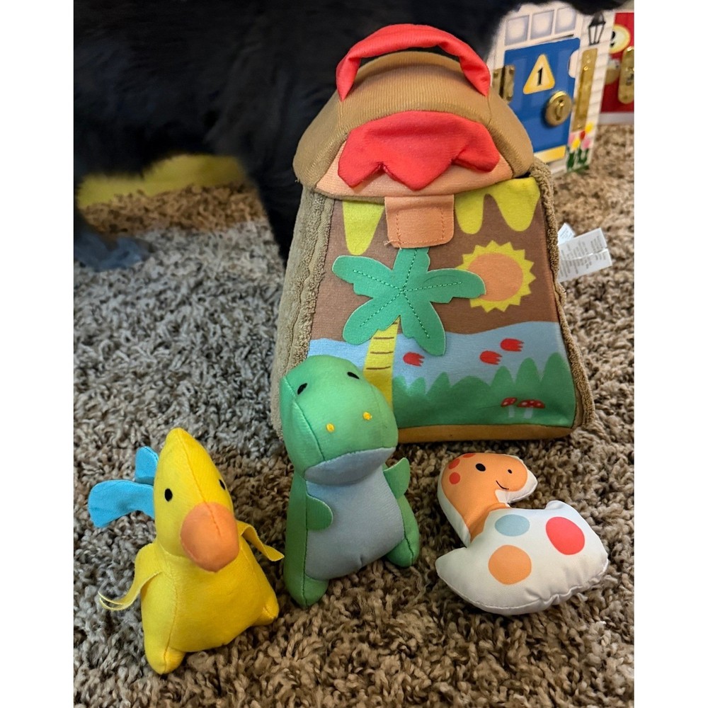 Carter's Plush Dinosaur Volcano Carrying Case