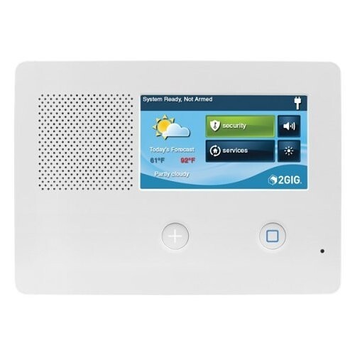 2GIG Wireless Alarm Panel & Touch Keypad-#GC2E345
