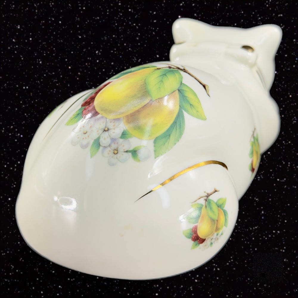 Formalities Baum Bros Ceramic Porcelain Resting Sleeping Painted Cat Figurine