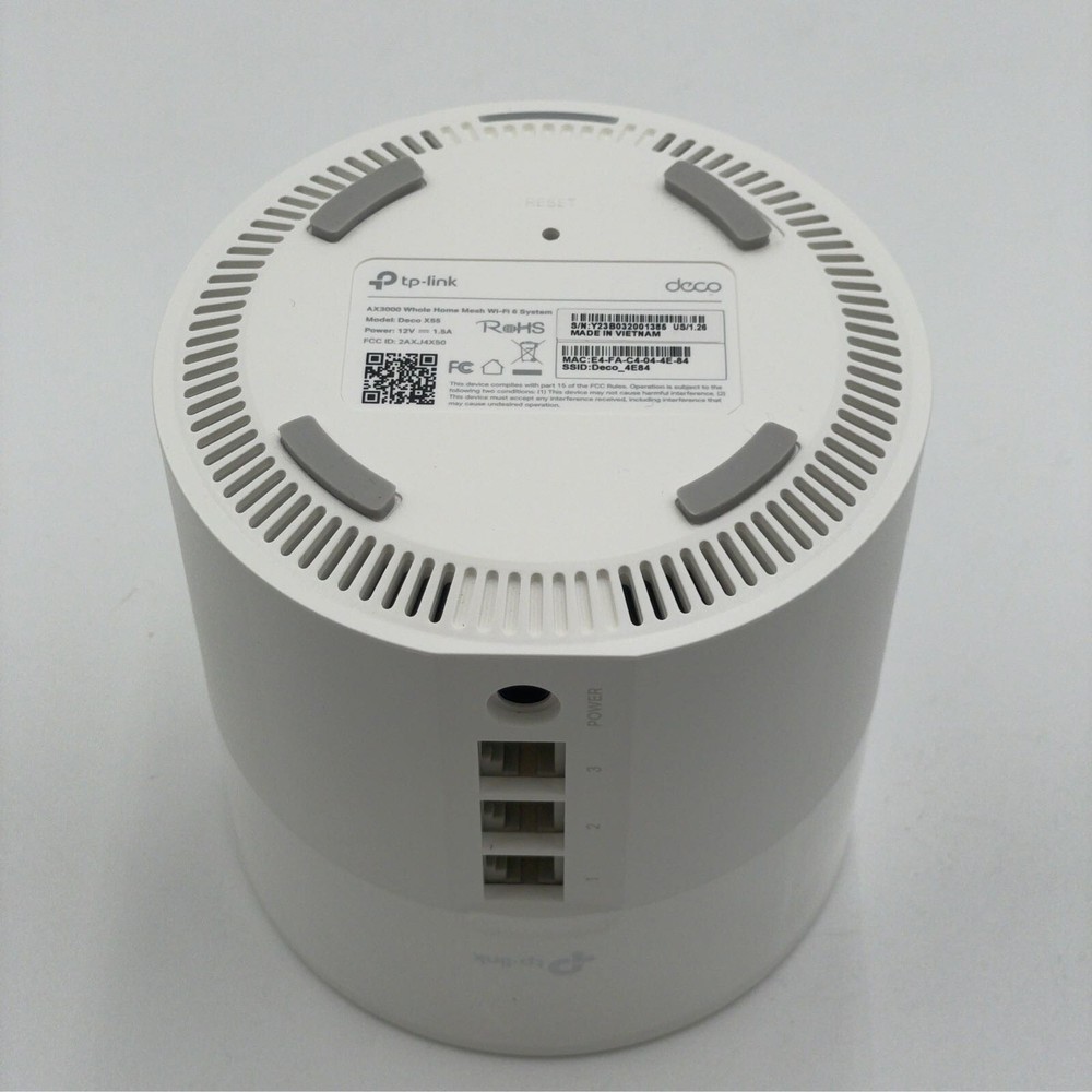 TP-Link Deco AX3000 WiFi 6 Mesh System Deco X55, 1-Pack
