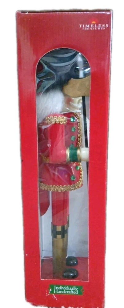 Timeless Treasures 15" Nutcracker Individually Crafted Original Packing