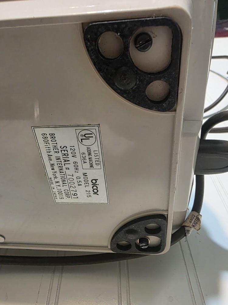 Vintage Bicor Model 215 Electric Adding Machine