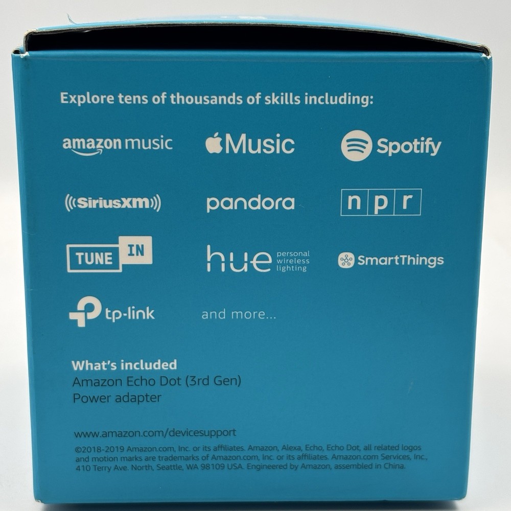 Amazon Echo Dot (3rd Generation) Smart Speaker - Charcoal