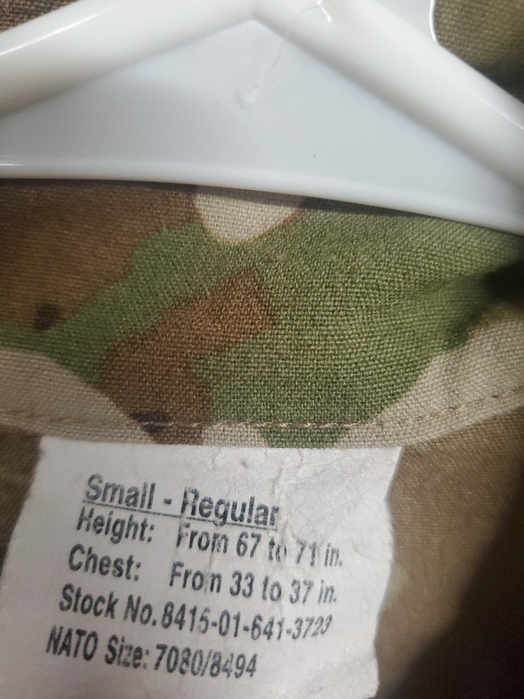 Small Regular Bin^ ARMY A2CU AIRCREW FLIGHT UNIFORM TOP Jacket A