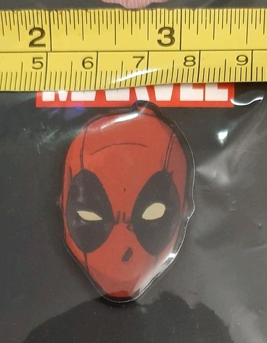 BioWorld Marvel Deadpool Mask Face Lapel Pin NEW