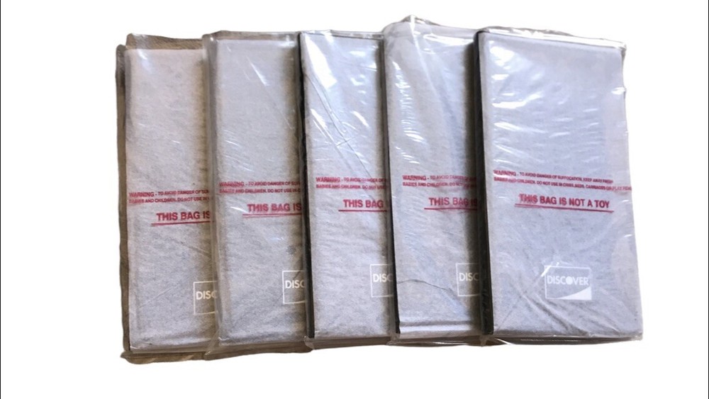 NEW~DISCOVER Double Panel Check Presenter / Restaurant Bill / Server Book Black