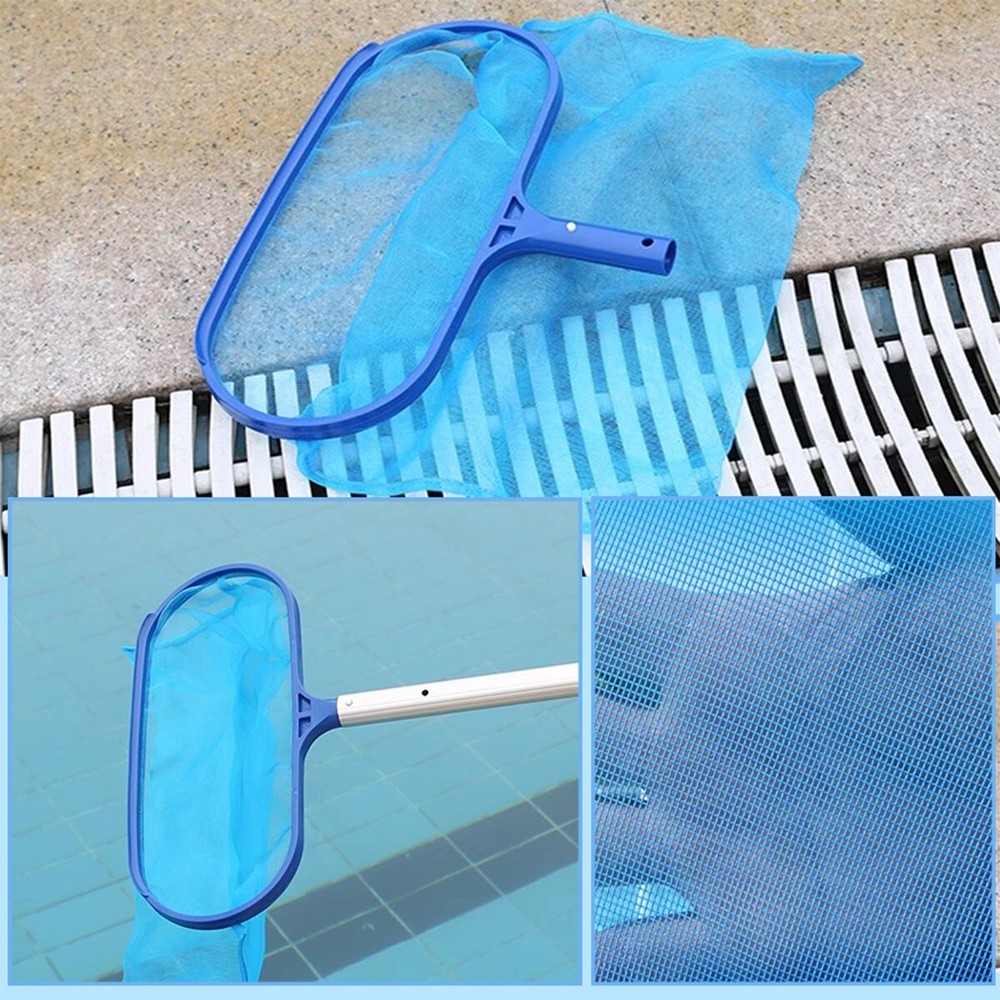 2pcs Pool Leaf Skimmer Surface Net Plastic Handle Swimming Pool Spa w/Magnet
