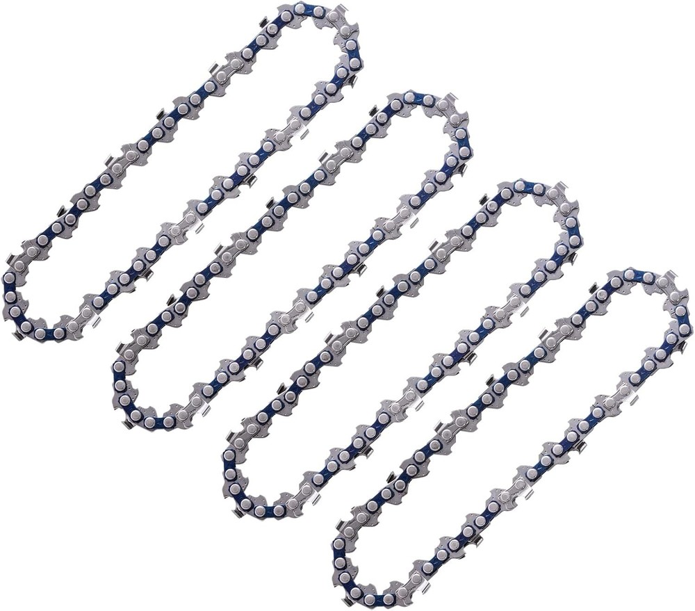 4 Pcs 4 Inch Chainsaw Blade, Mini Chainsaw Chain Replacement, Portable Cordless