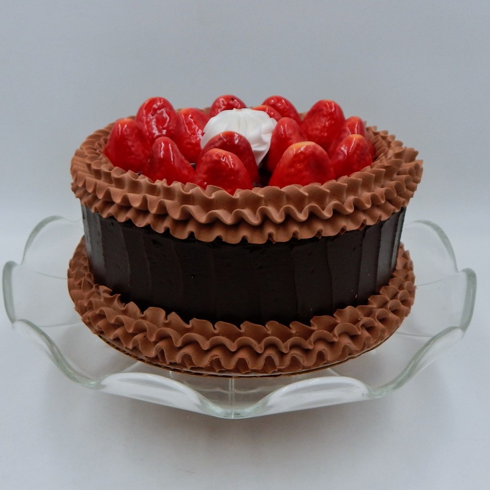 Chocolate Cake Window Display Realistic Artificial Fake Restaurant Prop Decor
