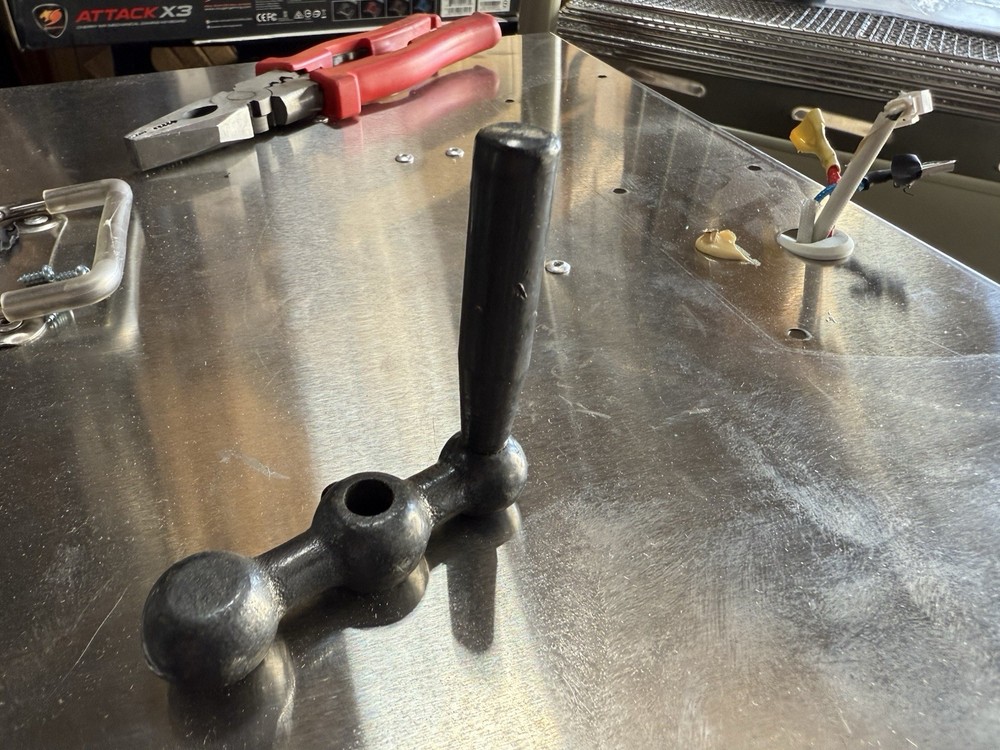 Handle Replacement 7.5mm Round Fitting For Bench Cross Vise Drill Press