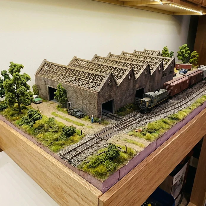 N Scale Large Ware House