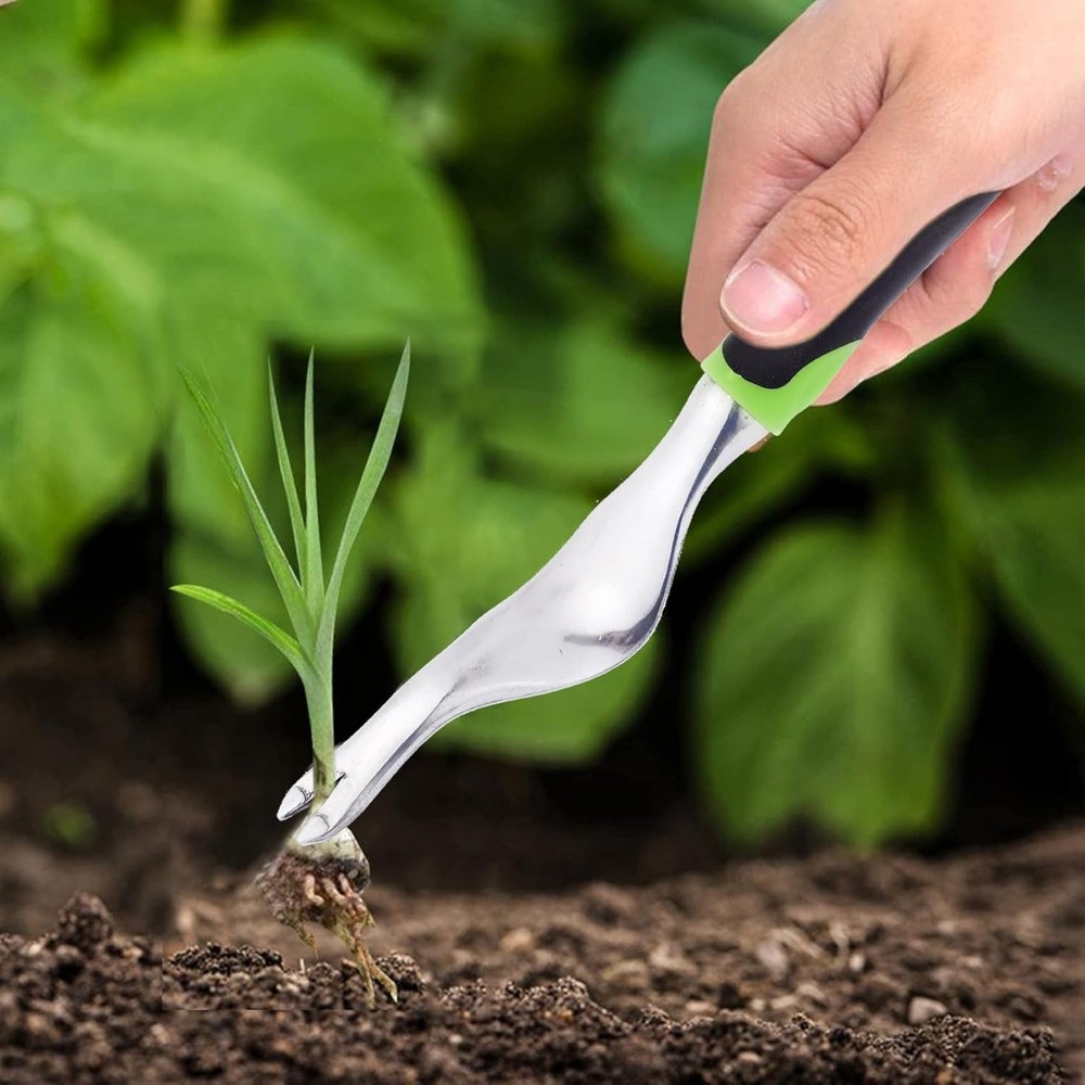 Handheld Weeder Tool - Dandelion Remover, Manual Weed Puller for Garden, Lawn &