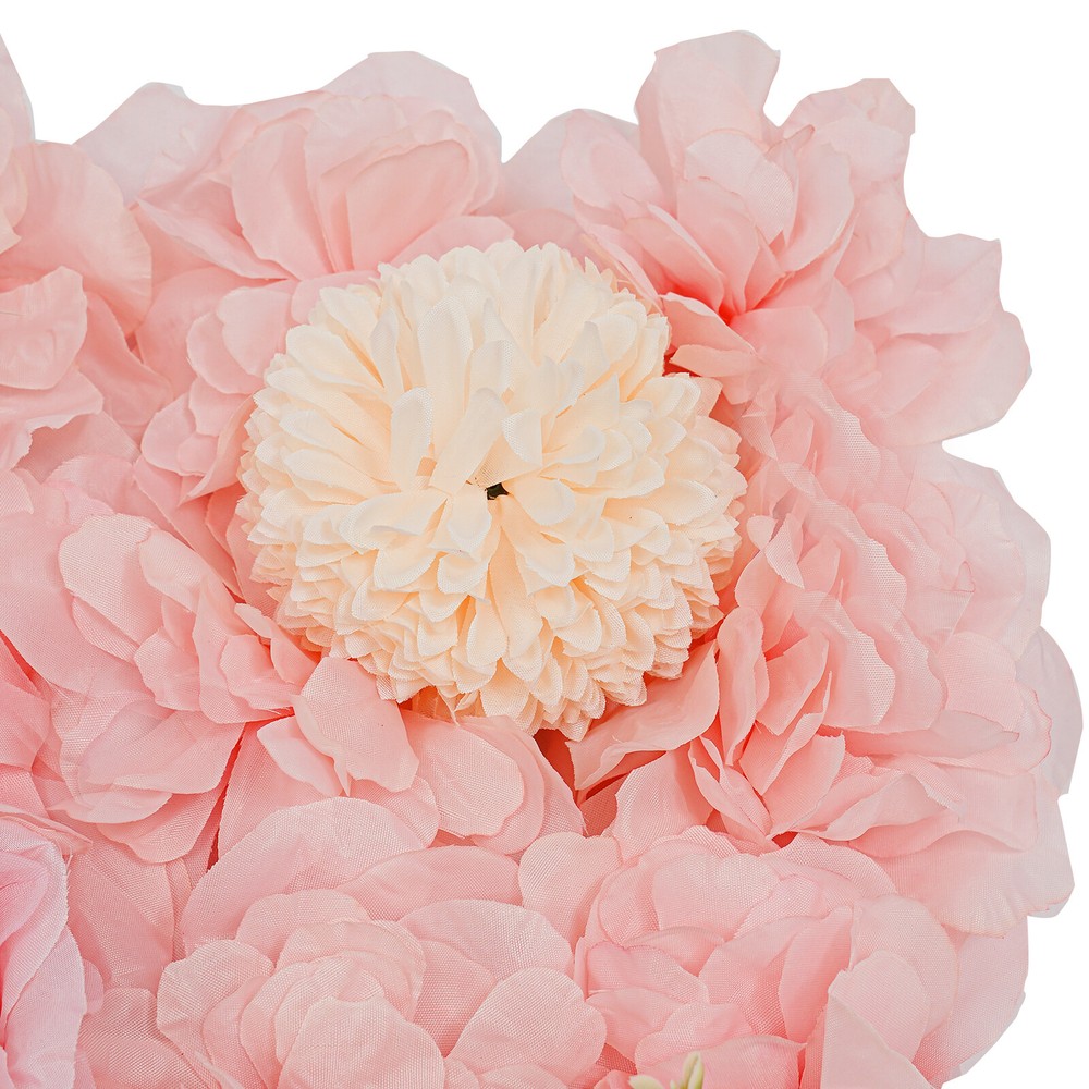 12pcs Flower Wall Panel Artificial Flower Wall Background Silk Rose Wedding