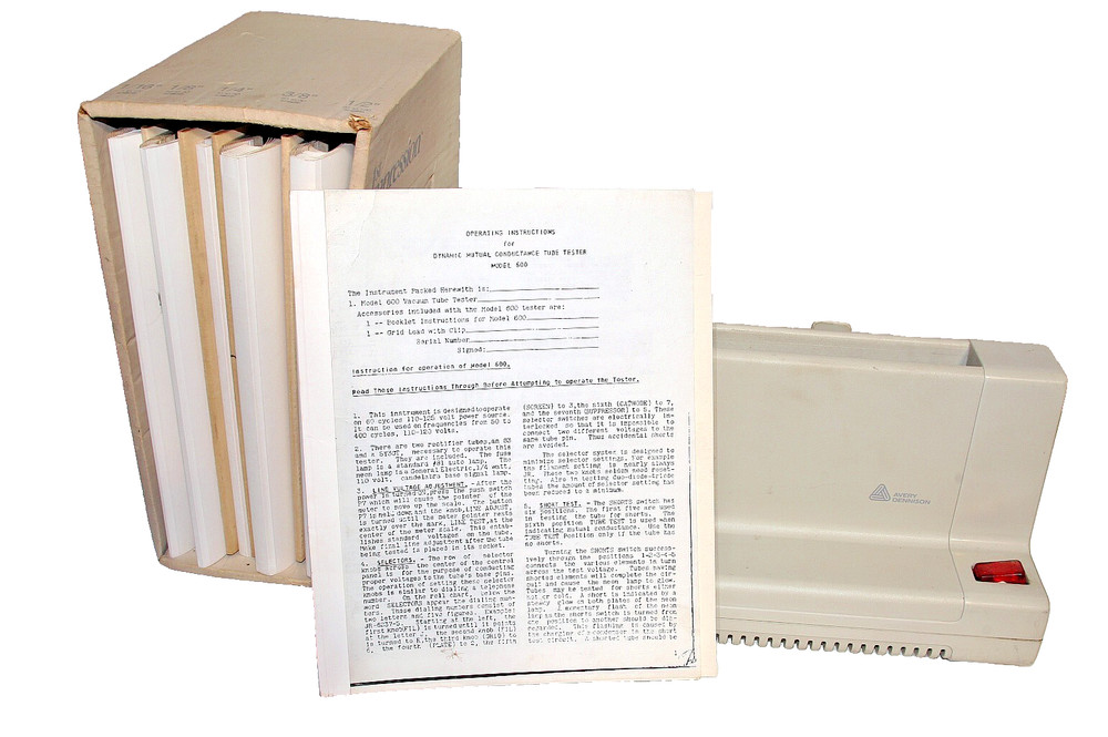 Avery Dennison 1st Impression The Desktop Bindery Thermal Book Binder