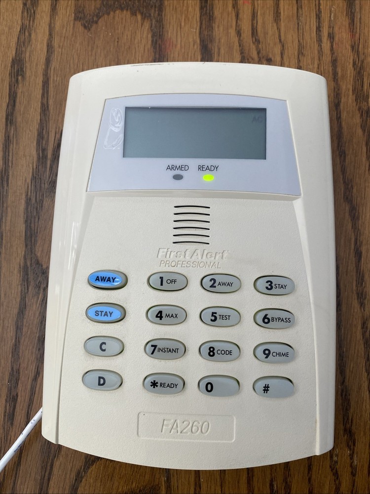 First Alert FA260KP Security System Keypad