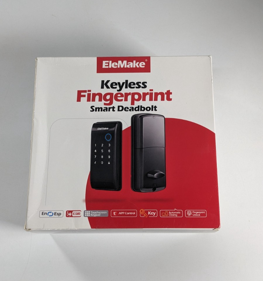 EleMake (FSDB-801B) Keyless Fingerprint Smart Deadbolt