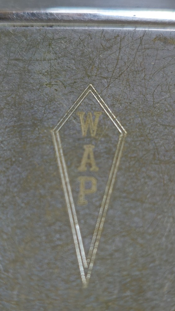 Vintage Ronson Mastercase Cigarette Case Lighter Combo UNTESTED silver metal