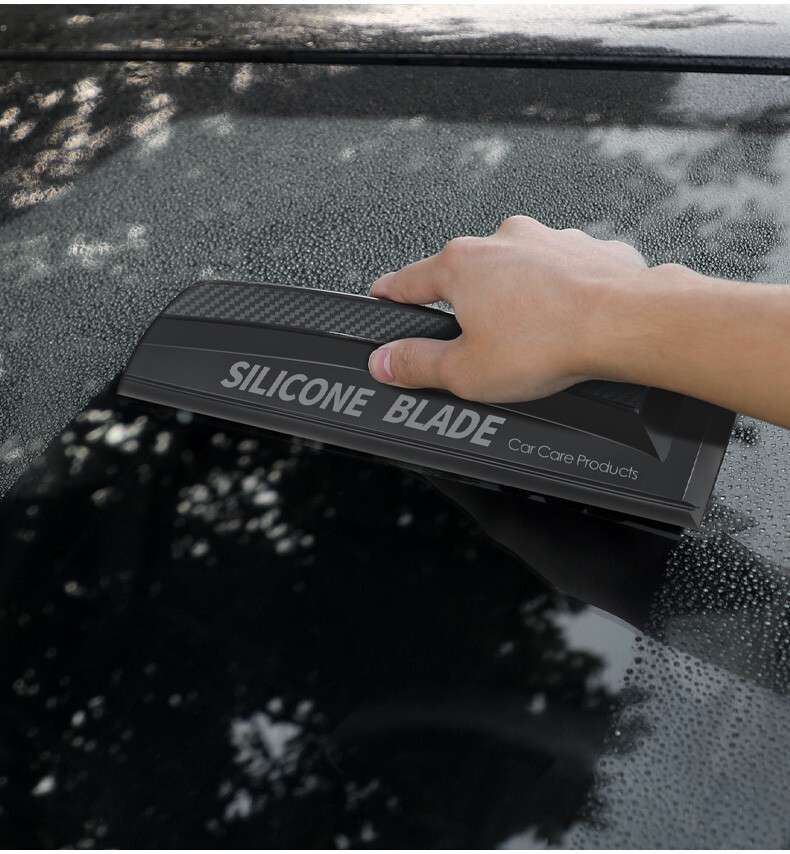 Auto Wiper Drying Blade Car Non-Scratch Silicone Squeegee for Water Removal Tool