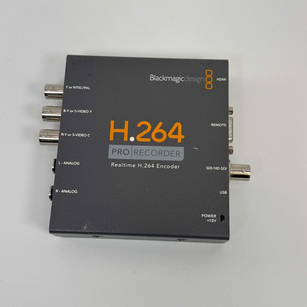 Blackmagic Design H.264 Pro Recorder Hardware-Based Real-Time Video Encoder