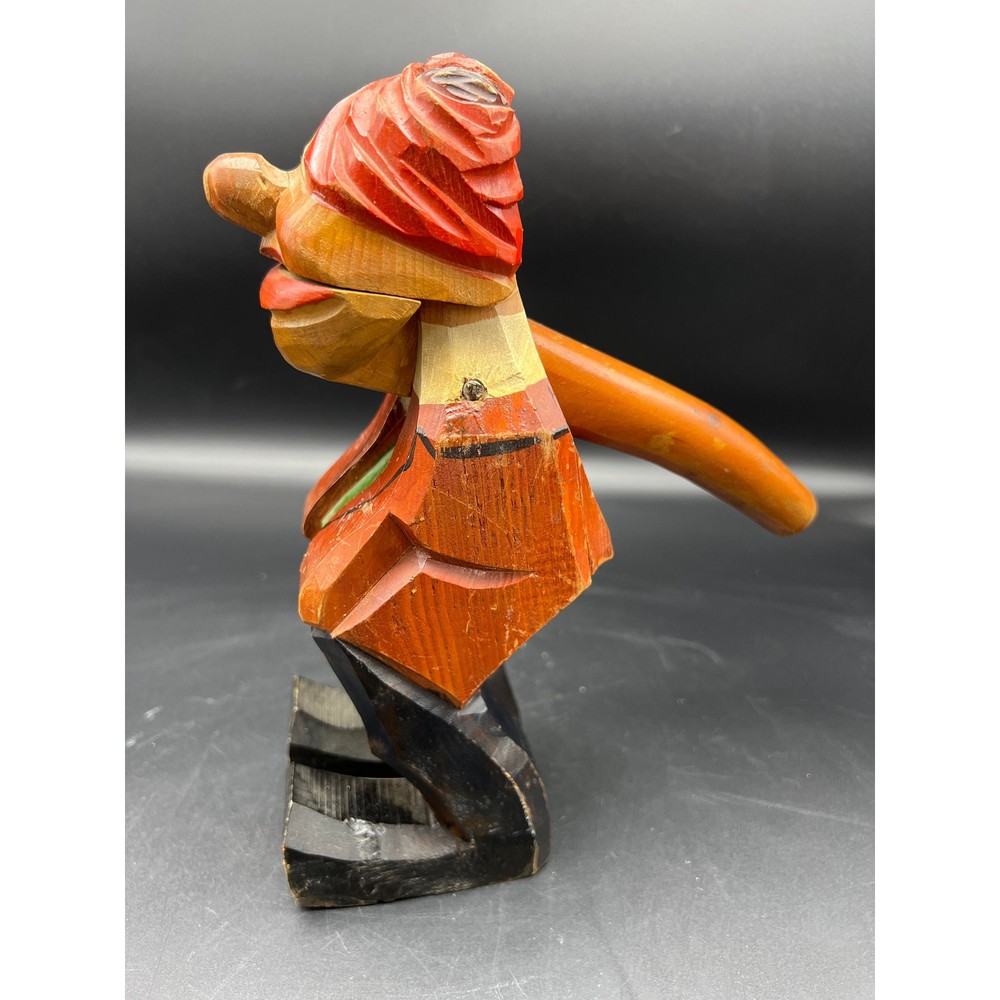 Hand Carved Austrian Nutcracker 1930's Black Forest Carving
